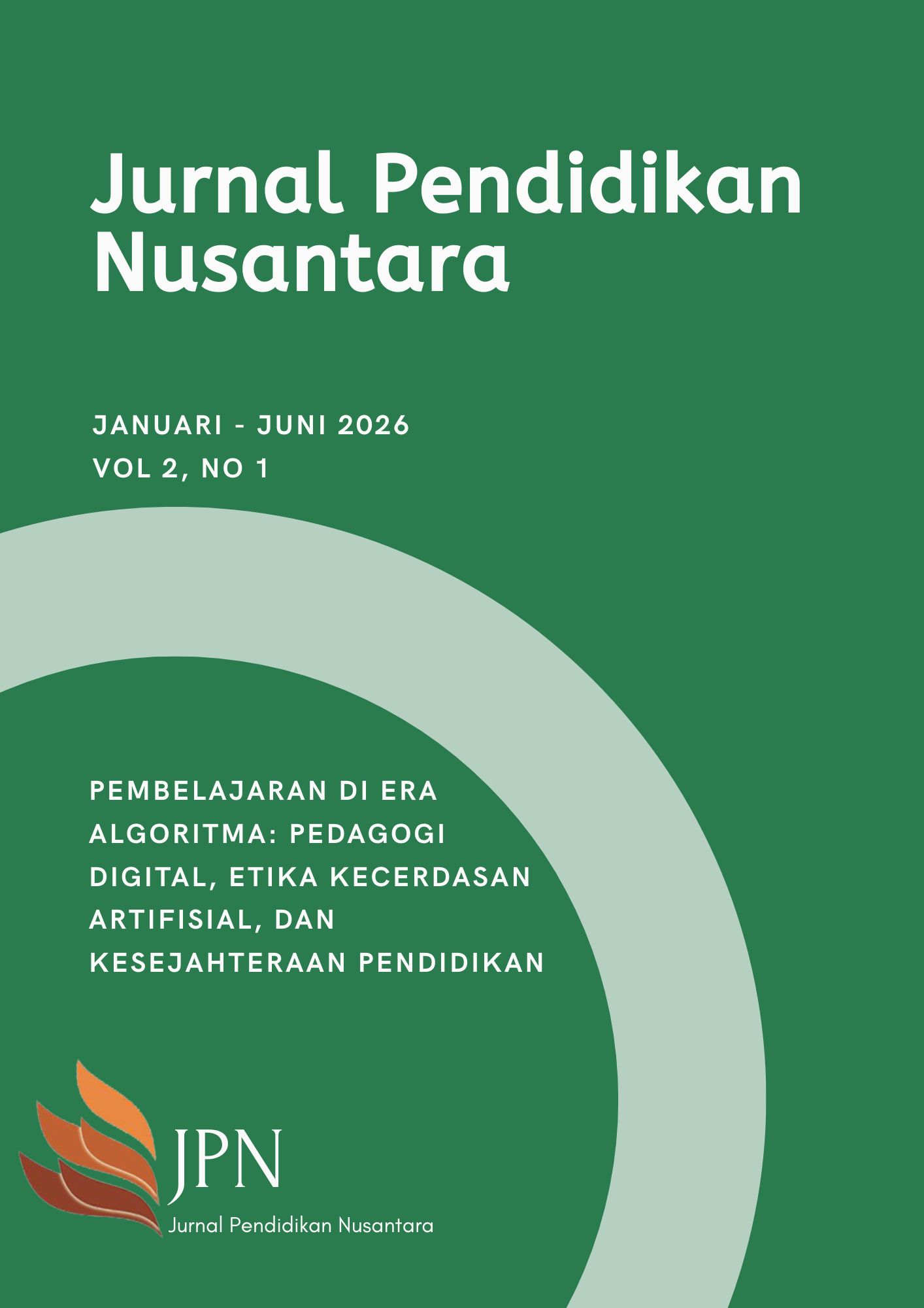 					View Vol. 2 No. 01 (2026): Pembelajaran di Era Algoritma: Pedagogi Digital, Etika Kecerdasan Artifisial, dan Kesejahteraan Pendidikan 
				